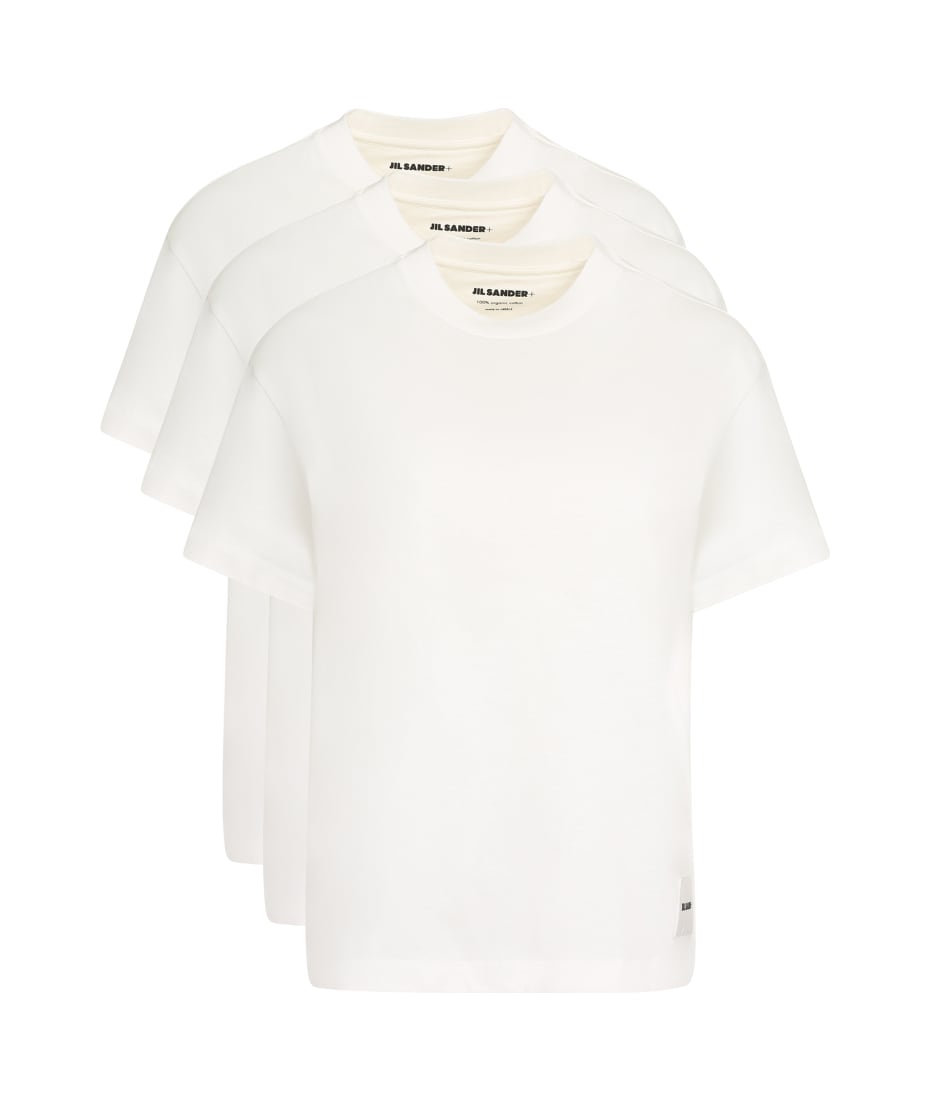 Jil Sander Set Of Three Cotton T-shirts | italist