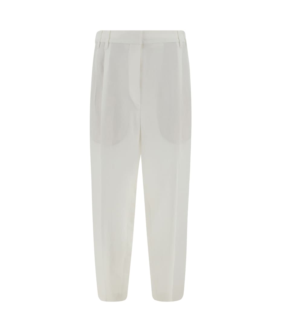Brunello Cucinelli Linen Blend Trousers | italist