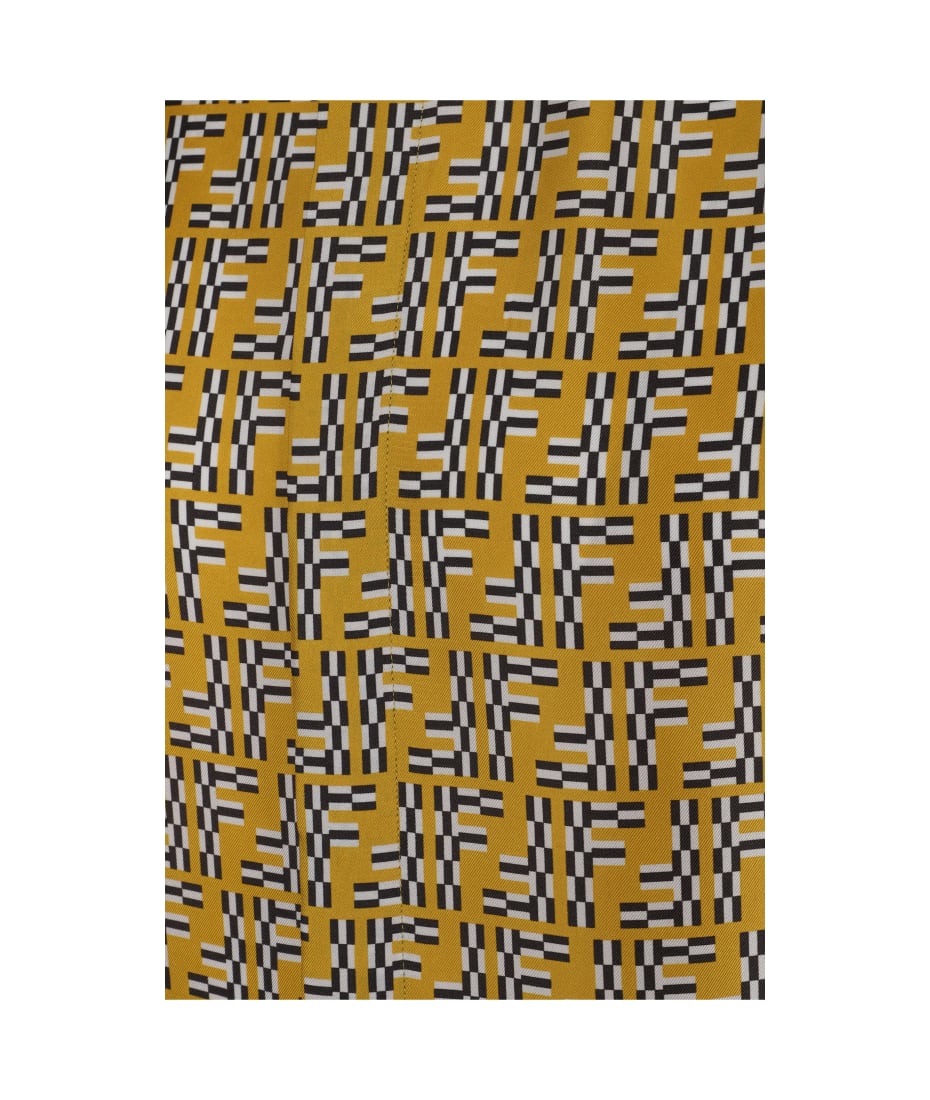 Tシャツ・カットソー FENDI FW24 Printed silk shirt (FS0966ASES F0RY3) Fendi Printed Silk Shirt | italist