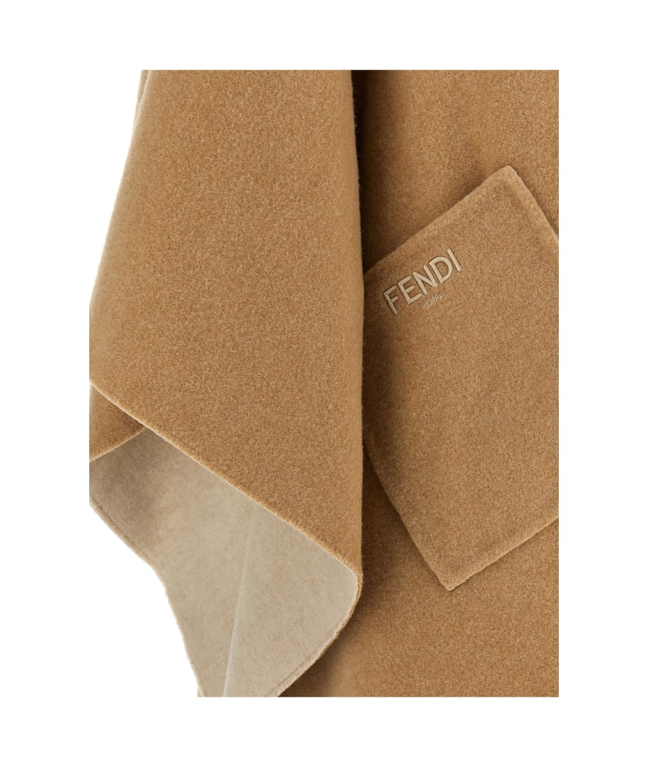 Fendi 'wo/ws' Poncho | italist