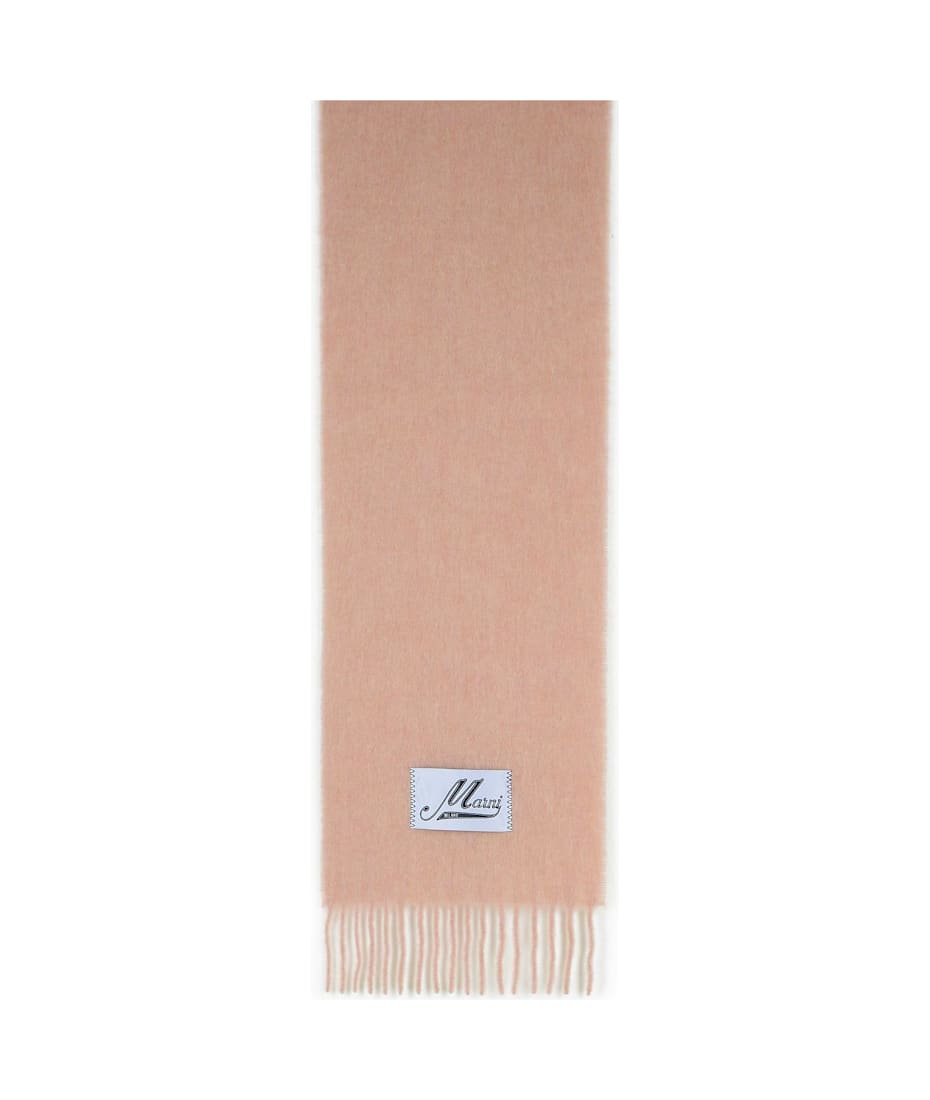 【送料&関税込】Marni Light Pink Alpaca Scarf Marni Light Pink Alpaca Scarf | italist
