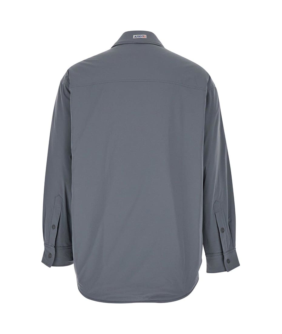 AUTRY グレー 中綿ジャケット Autry Unisex Shirt Jacket | italist