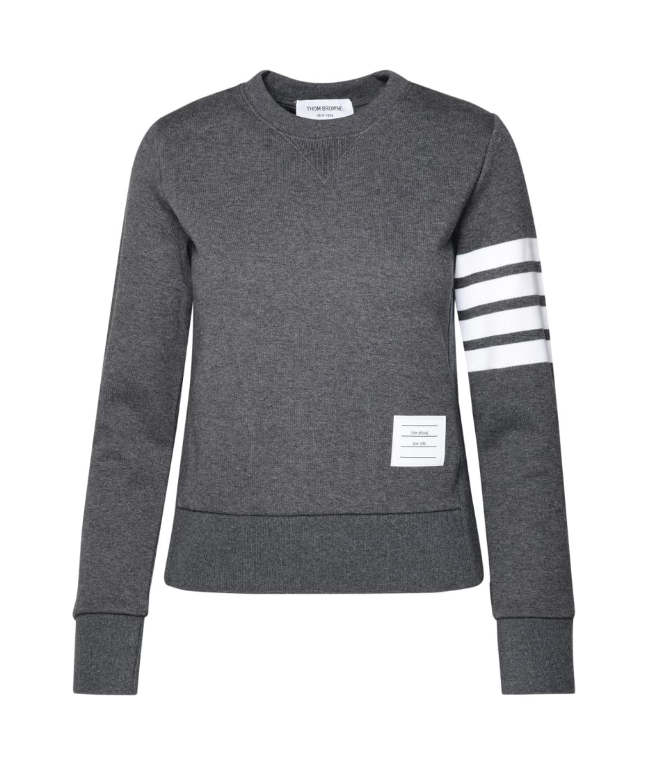 ★THOM BROWNE★25SS★ ロゴ スウェット Gray MJT021H00535025 Classic Loopback 4 Bar Sweatshirt | Thom Browne