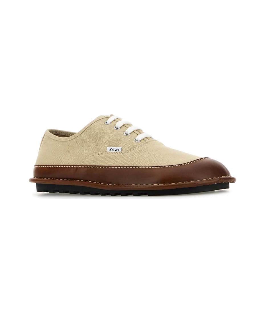 スニーカー LOEWE Beige canvas Bay sneakers (M816282XBC BEIGEBROWN) Loewe Beige Canvas Bay Sneakers | italist
