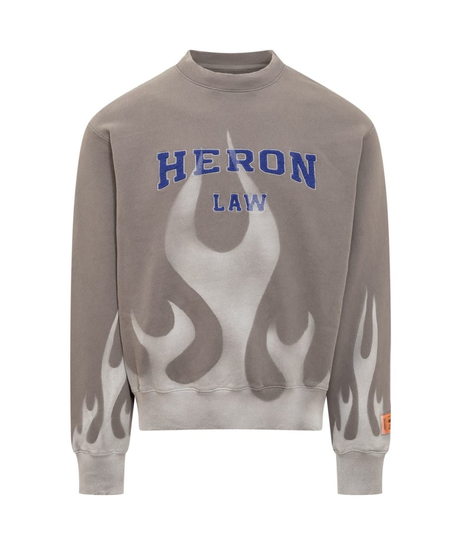 HERON PRESTON Law Flames パーカー HERON PRESTON Heron Law Flames Hoodie 'Black Red