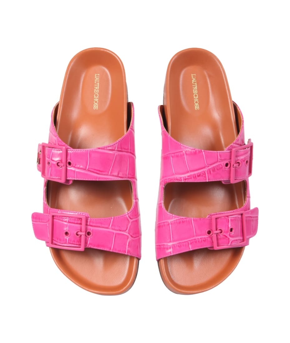 サンダル・ミュール LAUTRE CHOSE SANDALS WITH COCONUT PRINT LEATHER L'Autre Chose Sandals With Coconut Print Leather | italist