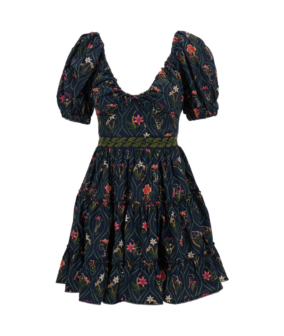 knee length dresses for ladies Agua By Agua Bendita Women's Salvador Encaje Mini Dress – Saint Bernard main image 0