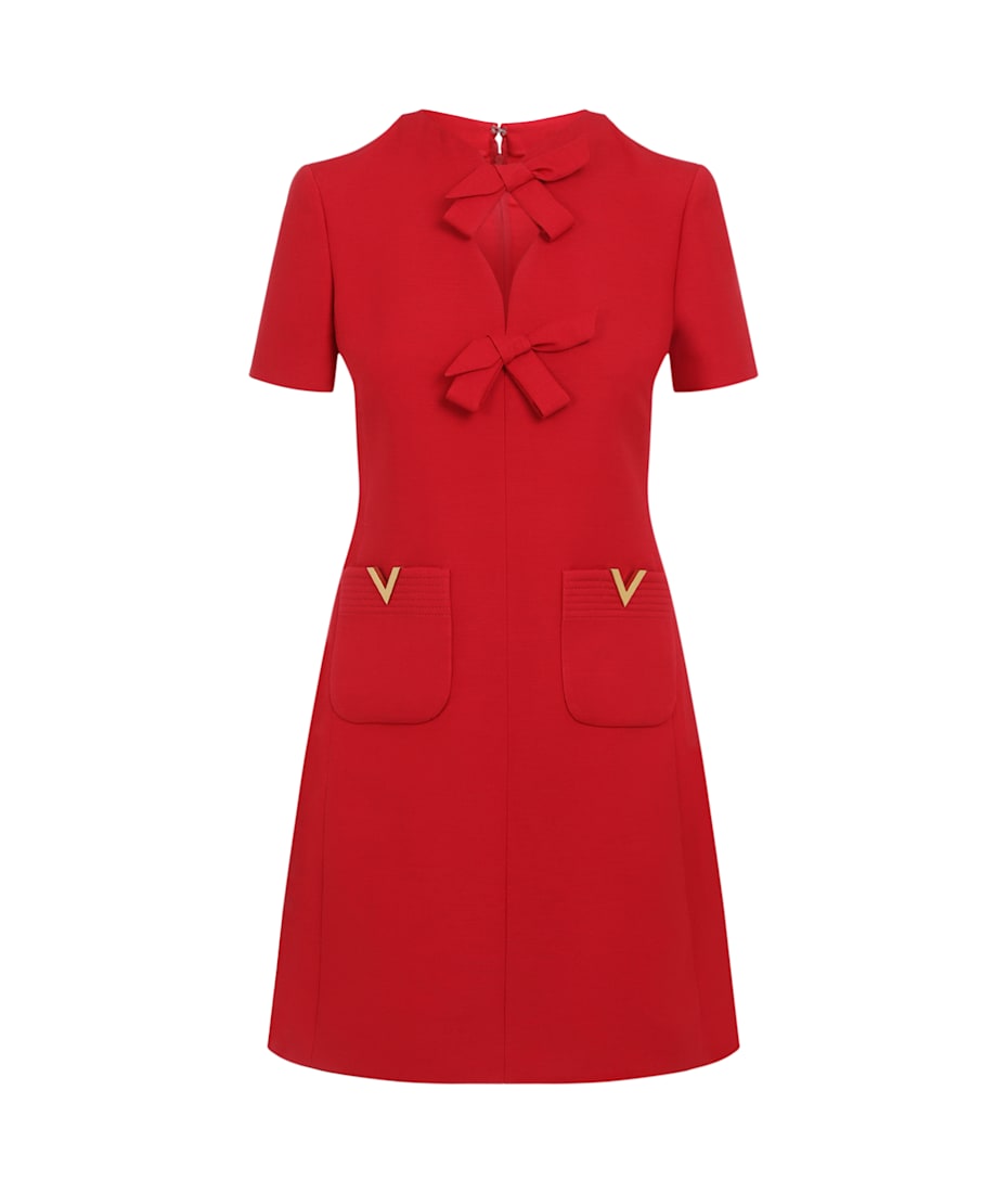 ヴァレンティノ Valentino Virgin Wool Mini Dress Valentino Virgin Wool Mini Dress | italist
