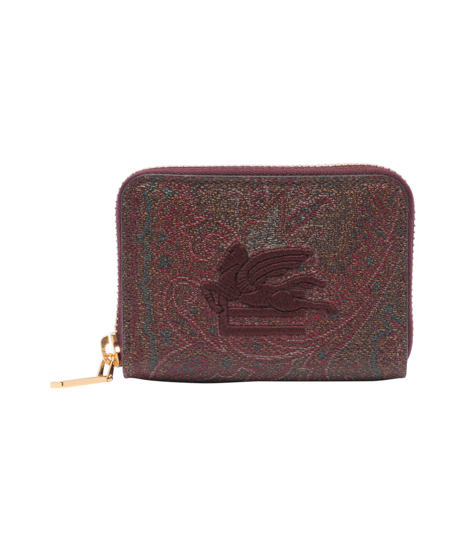 【送料&関税込】Etro Zip Around Paisley Wallet Etro Zip Around Paisley Wallet | italist