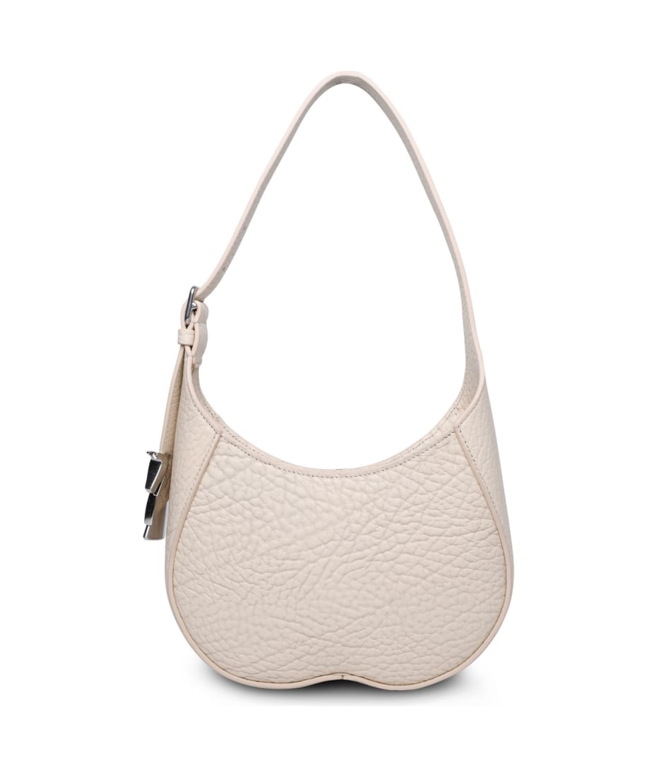 Burberry Small 'chess' Ivory Leather Bag | italist