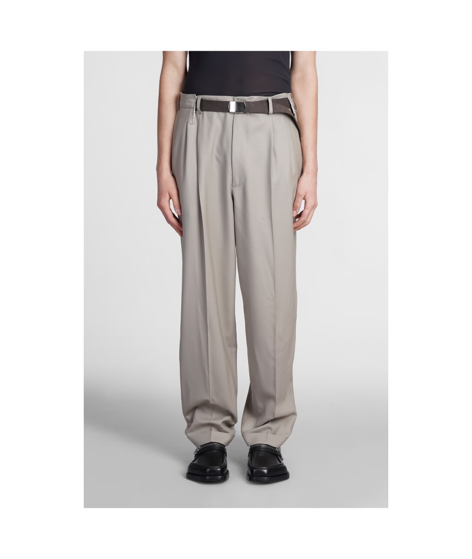 Pants In Grey Silk