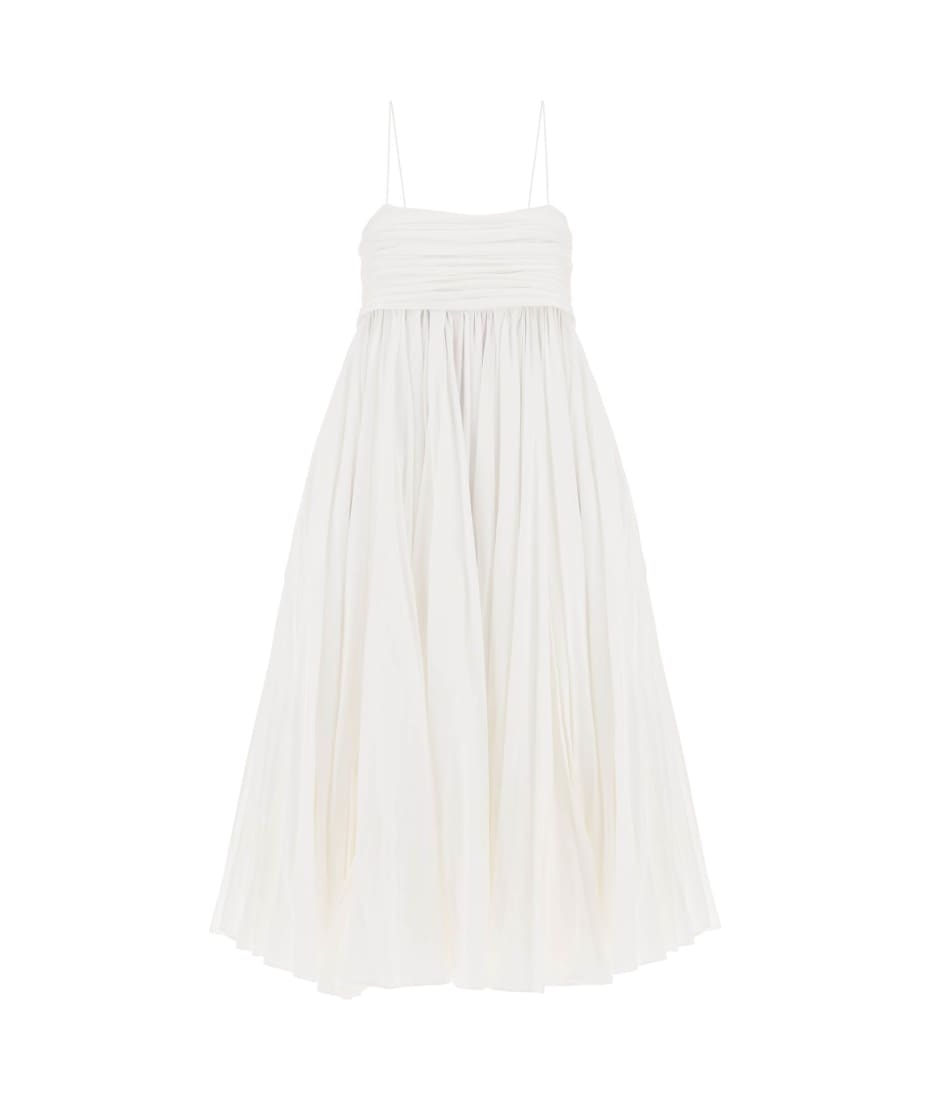 Khaite Lally Cotton Midi Dress | italist