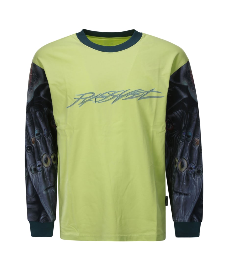 【RASSVET】MEN RASSVET X DIAN LIANG TSHIRT KNIT White Shop Rassvet x Dian Liang T-Shirt White at itk online store