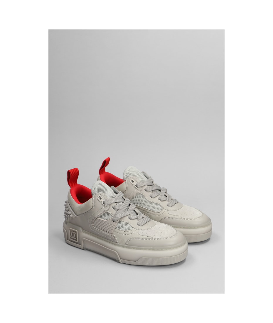 Christian Louboutin Astroloubi Sneakers In Grey Suede And