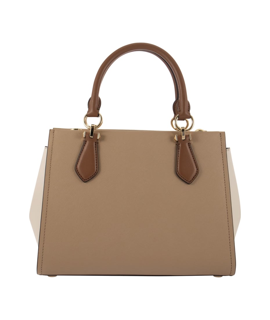 Michael Kors Hamilton Large Saffiano Leather Camel Tote Handbag