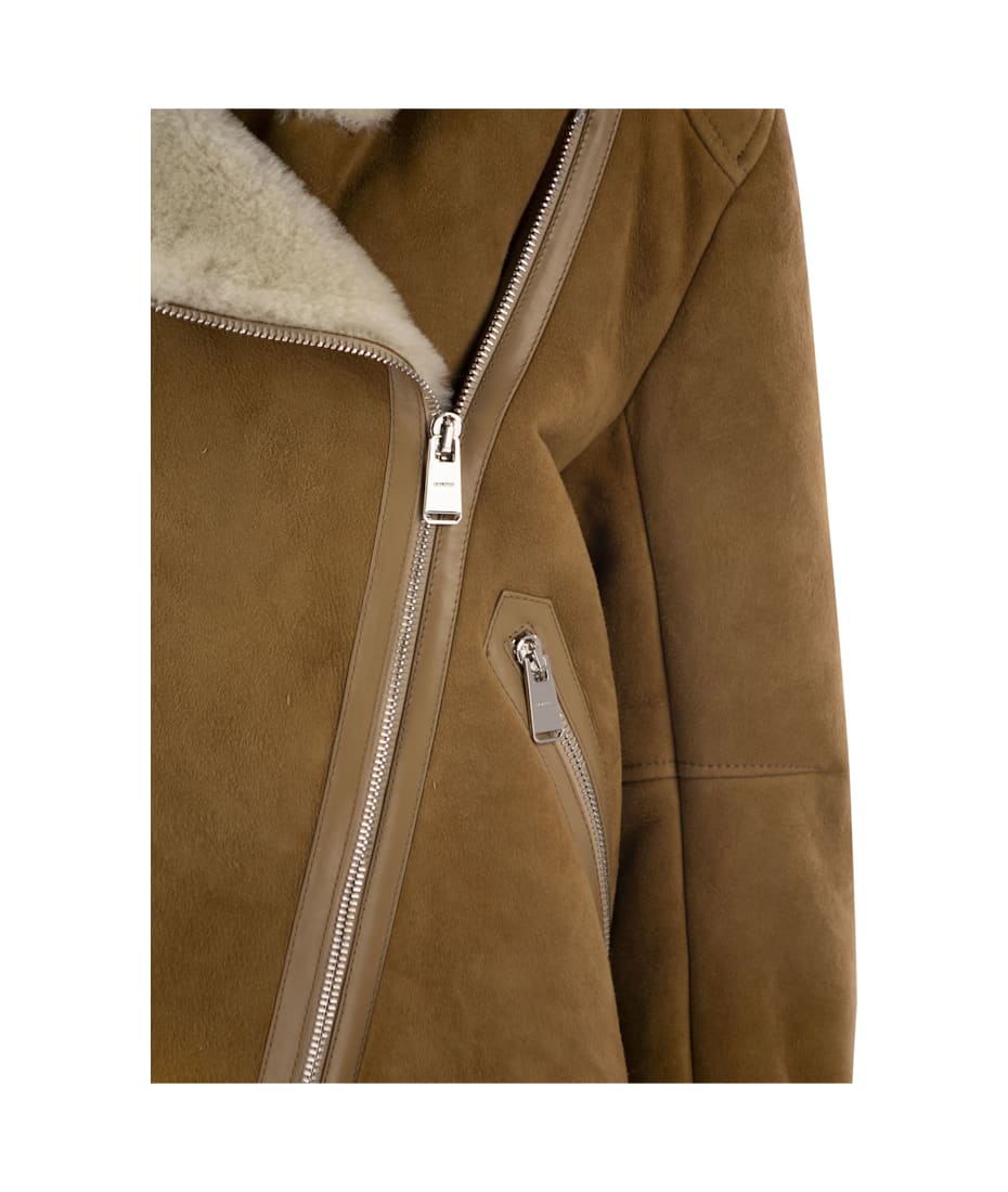 ジャケット DONDUP Loose shearling jacket Dondup Loose Shearling Jacket | italist