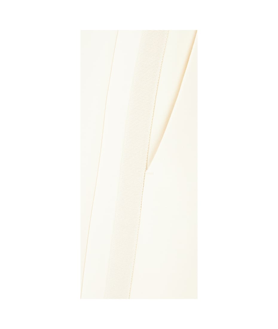 Fendi Ivory Wool Blend Pant | italist