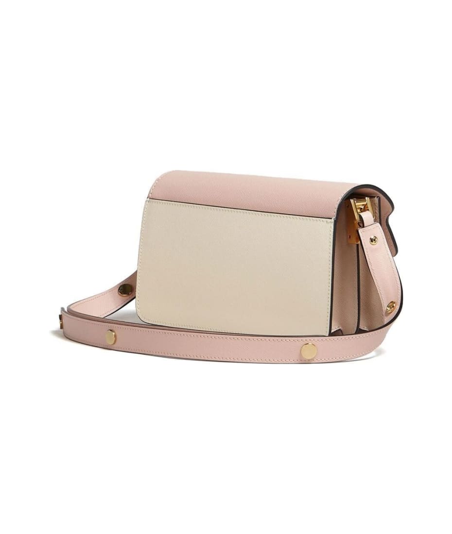 Marni Pink & Off-White Medium Trunk Bag - ShopStyle