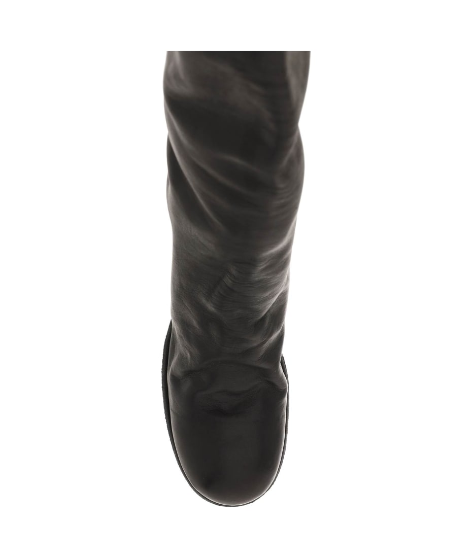 Guidi Leather Mid-calf Boots | italist