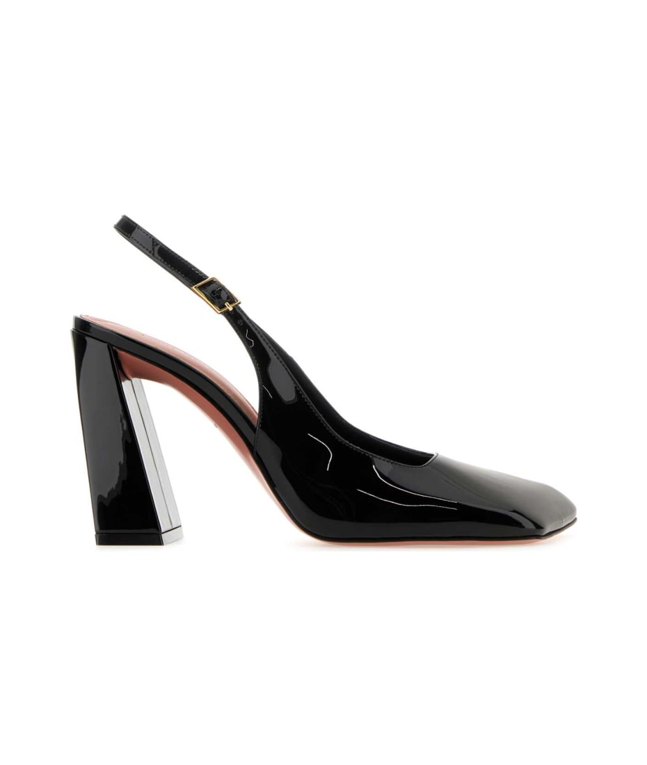 パンプス AMINA MUADDI SHOES (CHARLOTTE BUTWHICRY) Amina Muaddi Black Leather Charlotte Pumps | italist, ALWAYS