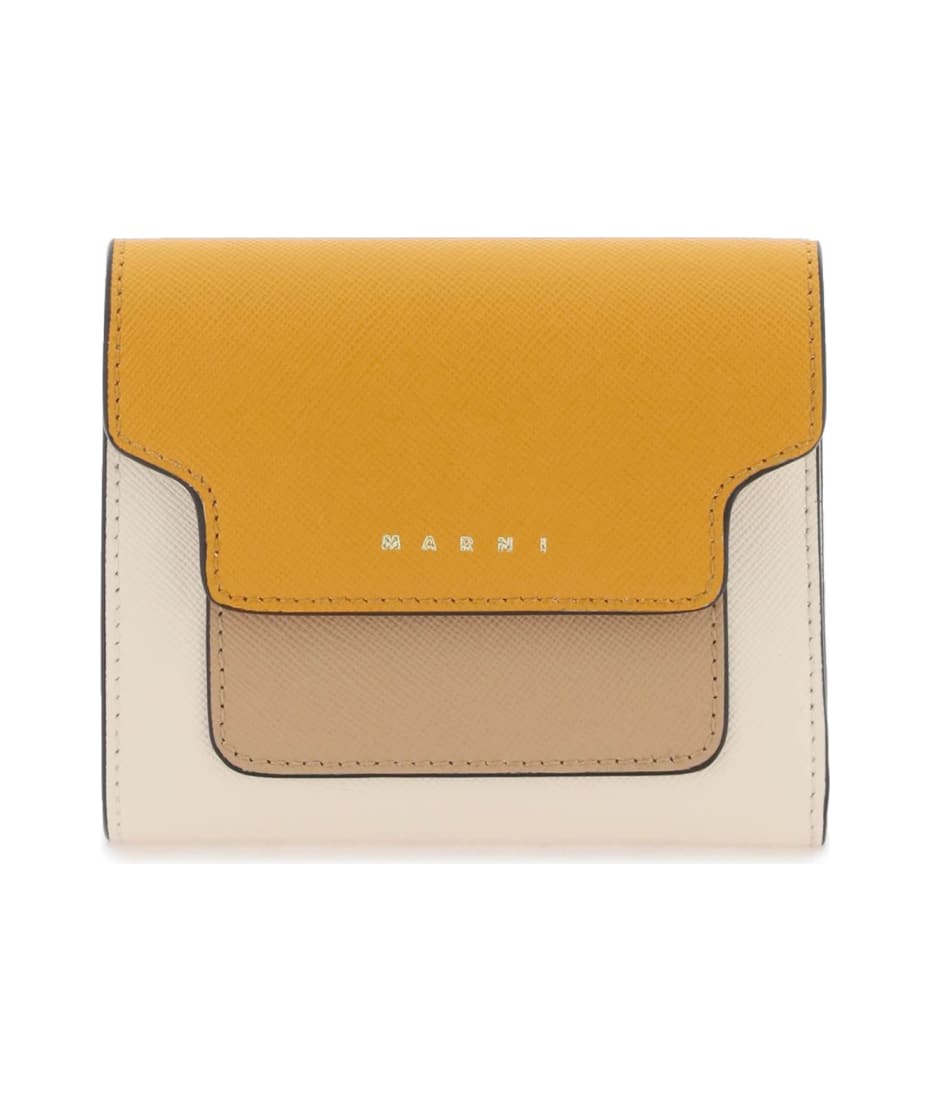 MARNI マルニ Bi-fold wallet with flap Marni Bi-fold Wallet With Flap | italist