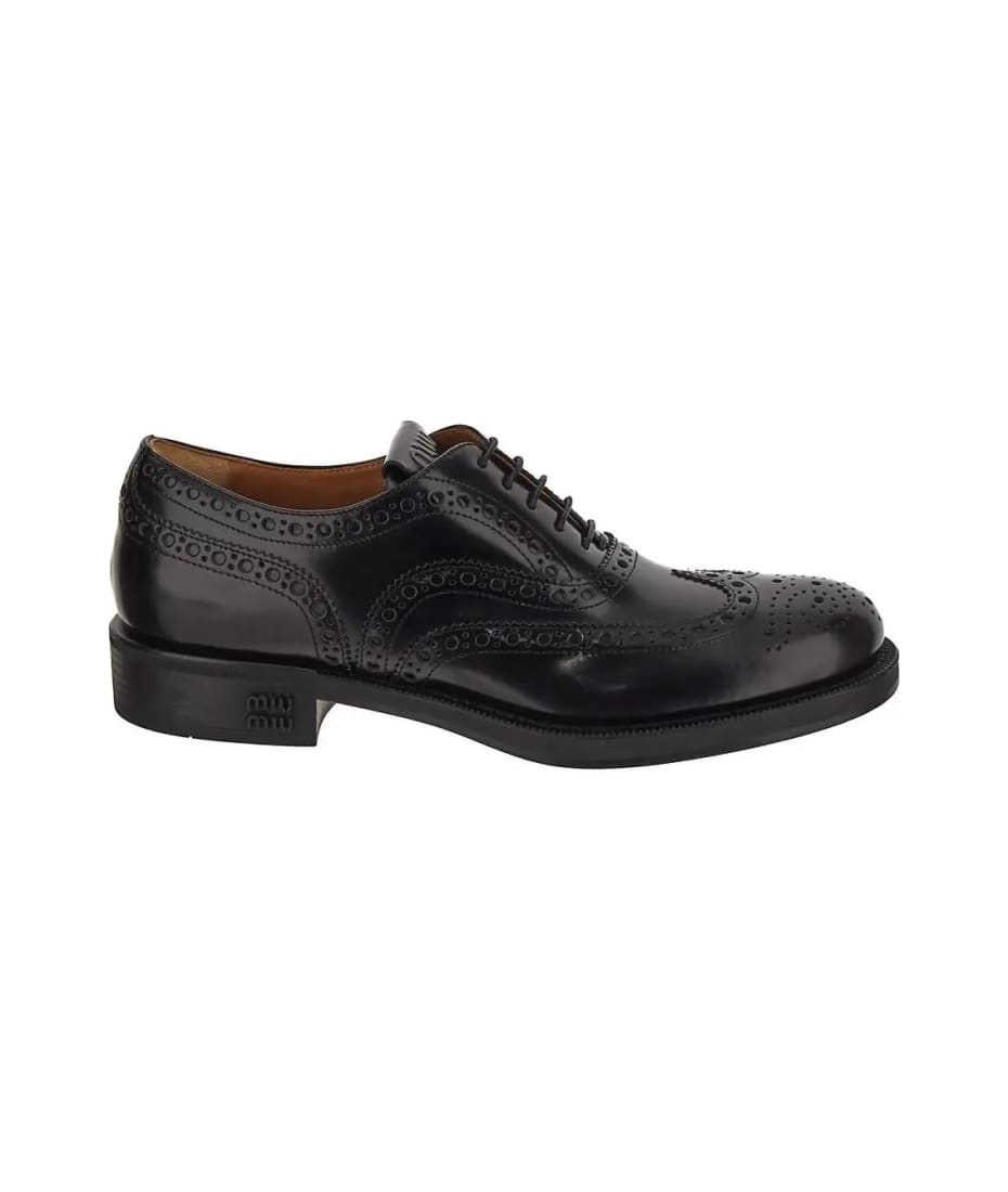 Miu miu discount oxford shoes