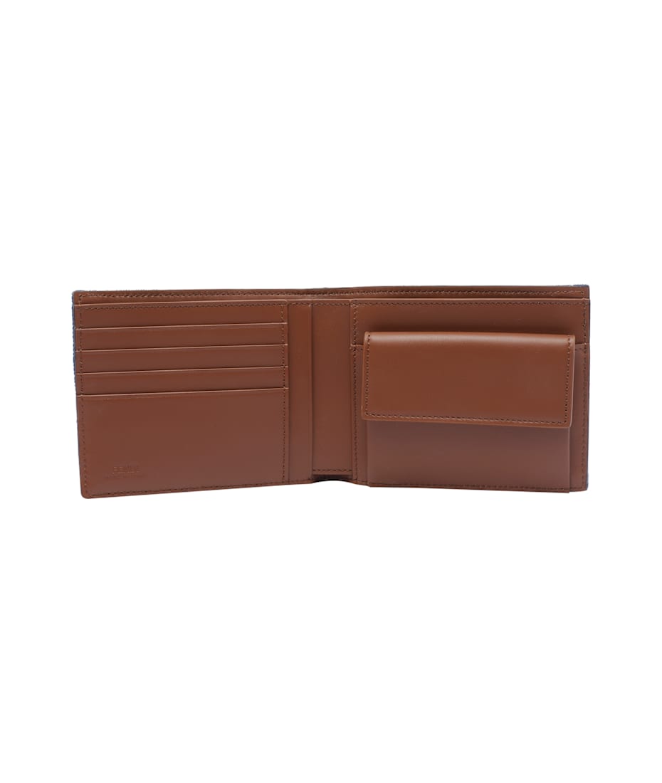 長財布 FENDI EMBROIDERED DENIM WALLET Fendi Ff Denim Wallet | italist