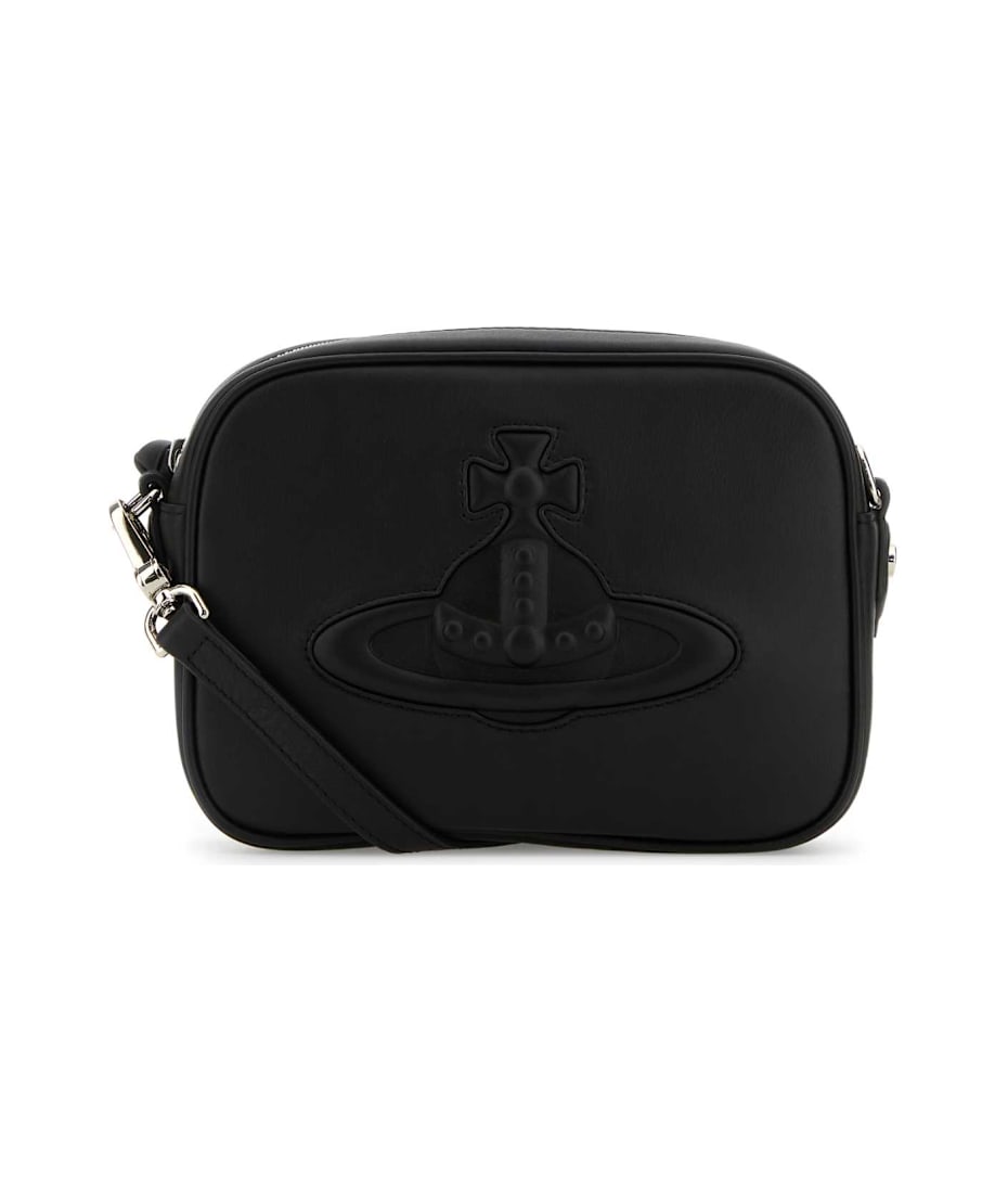ショルダーバッグ・ポシェット Vivienne Westwood Anna Faux Leather Shoulder Bag Vivienne Westwood Black Leather Anna Crossbody Bag | italist