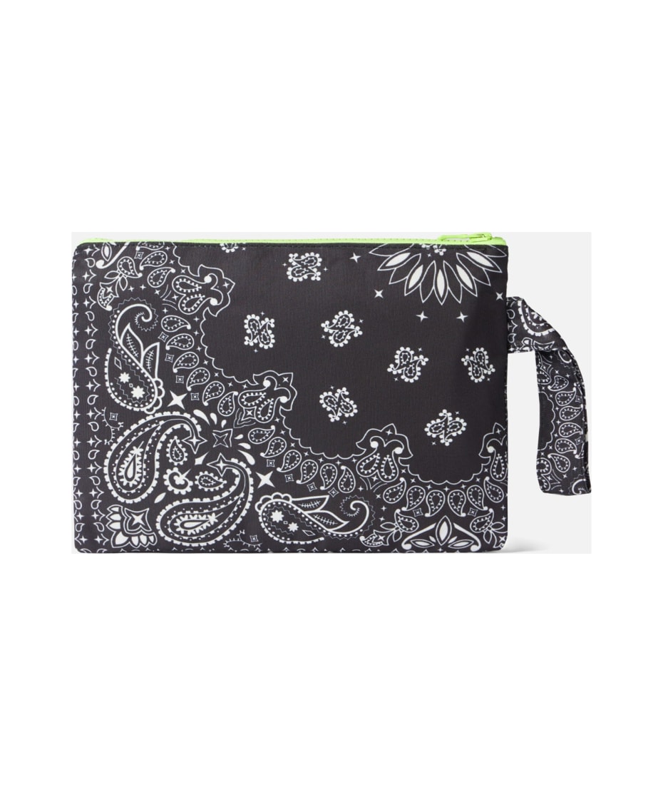 Mc2 Saint Barth Pareasy Nylon Pochette With Toile De Jouy Print in