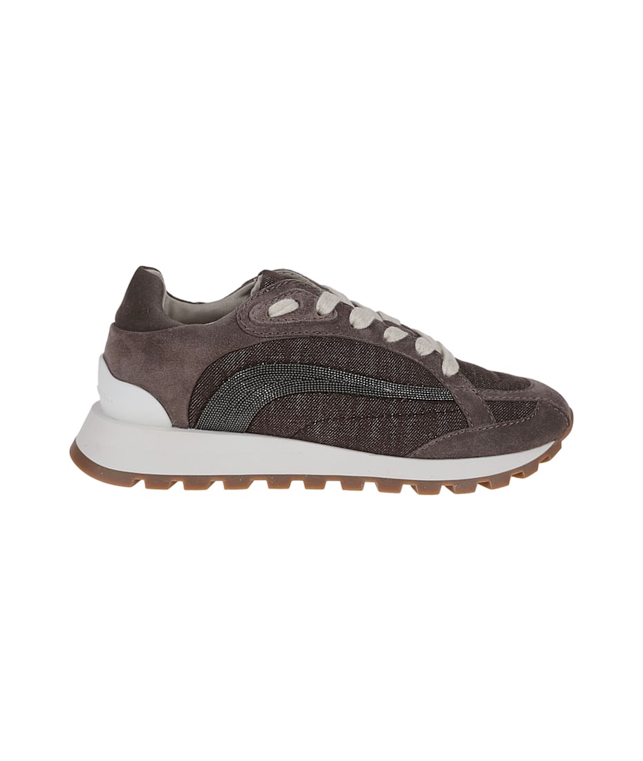 スニーカー Brunello Cucinelli Sneaker In Pelle Scamosciata Men's luxury sneakers | Brunello Cucinelli