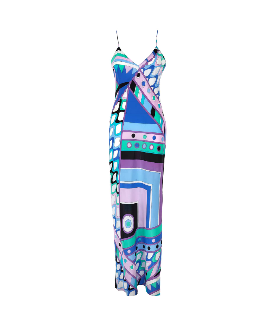 ワンピース PUCCI SS25 Vivara-print dress (4HRG07 4H721020) Vivara-Print Dress – PUCCI Online Store