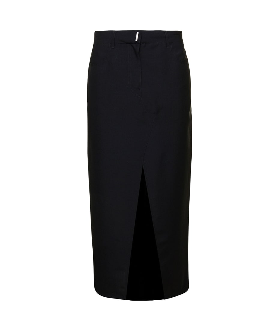 【送料&関税込】Givenchy Long Skirt With Front Split Givenchy Long Skirt With Front Split | italist