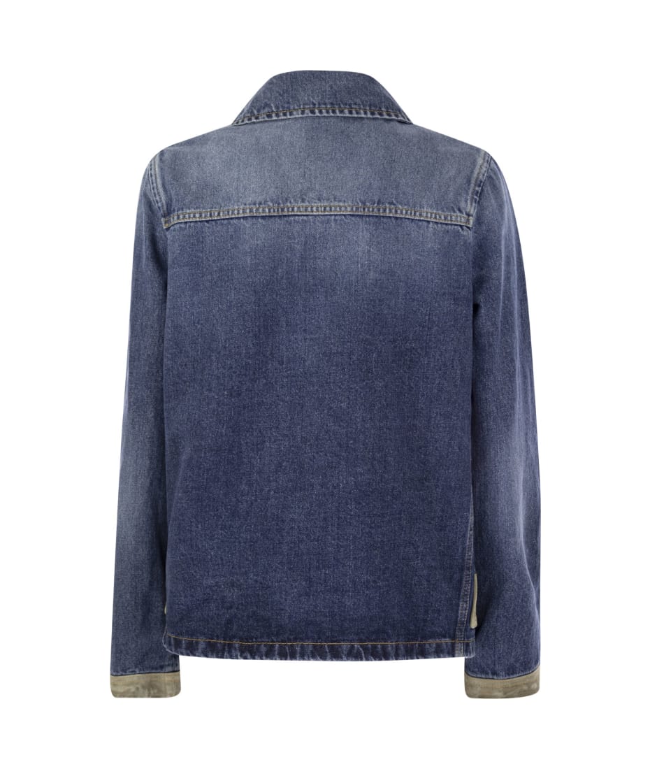 Fay 3 Ganci Jacket In Denim | italist