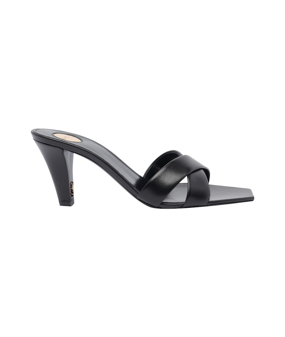 サンダル・ミュール Saint Laurent Jill Mules In Nappa JILL mules in smooth leather | Saint Laurent | YSL US