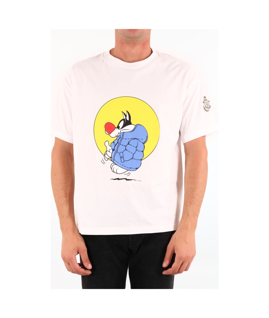 Moncler T-shirt Sylvester Cat Print White | italist, ALWAYS LIKE A