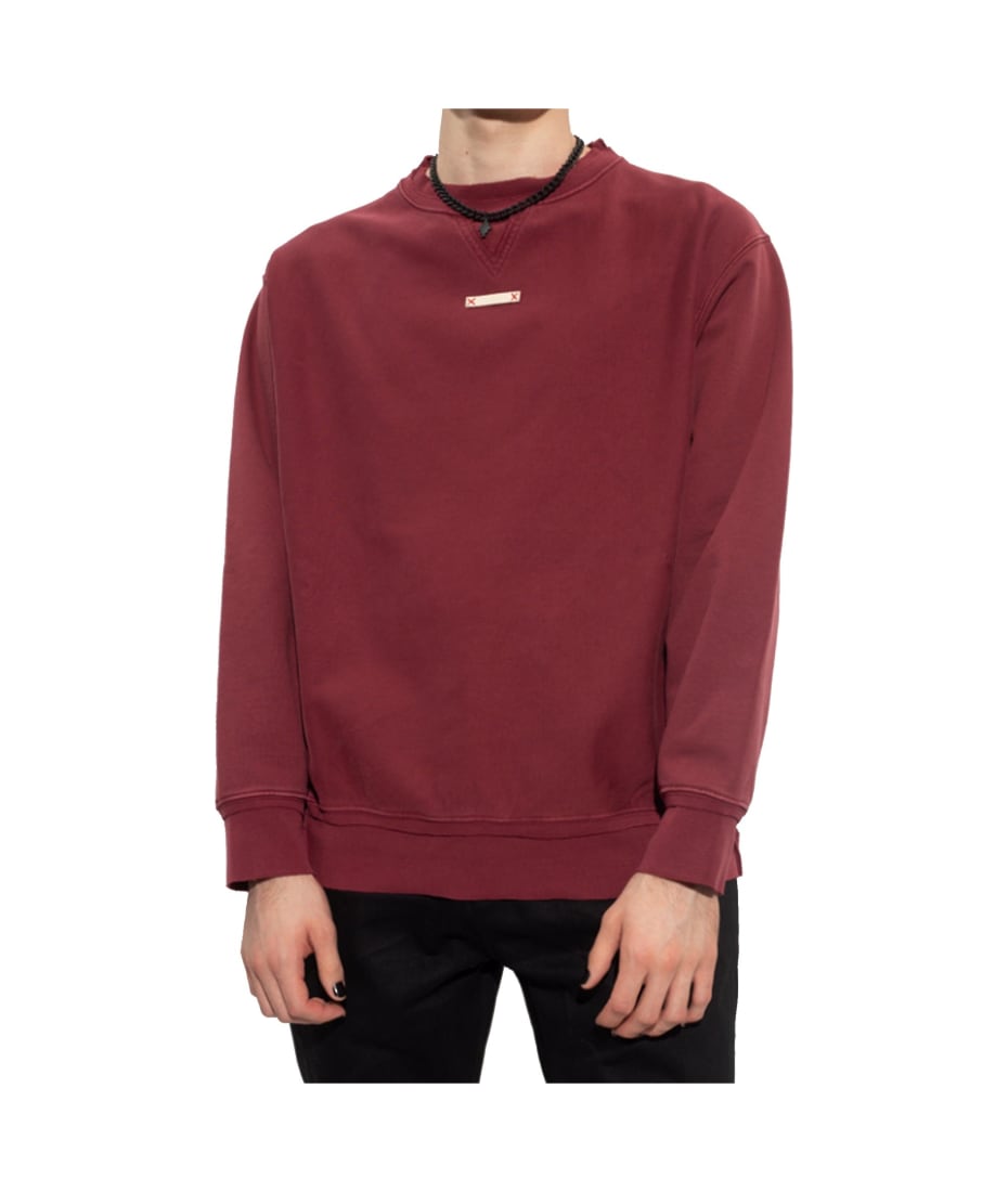 その他 Maison Margiela Maison Margiela Cotton Sweatshirt Maison Margiela Black Cotton Sweatshirt | italist