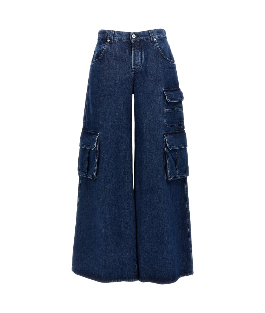 デニム・ジーパン OFF-WHITE COTTON DENIM CARGO JEANS Off-White Cargo Jeans | italist