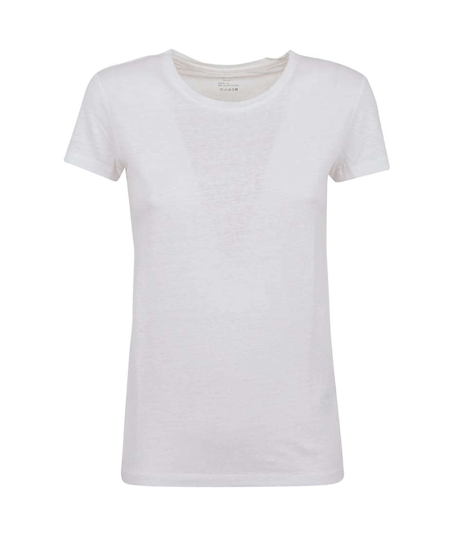 Majestic Filatures Round Neck T-shirt - Bianco