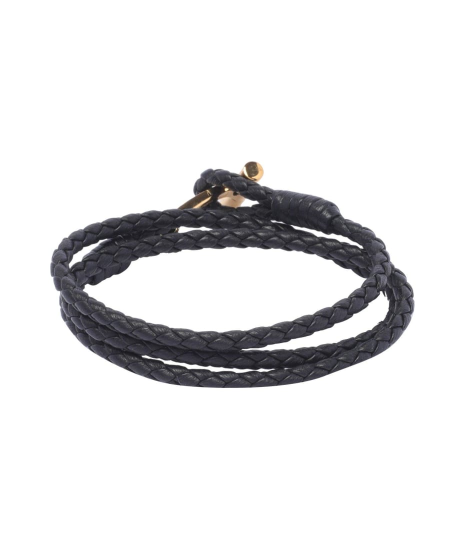 Tom Ford Logo Plaque Braided Bracelet | italist