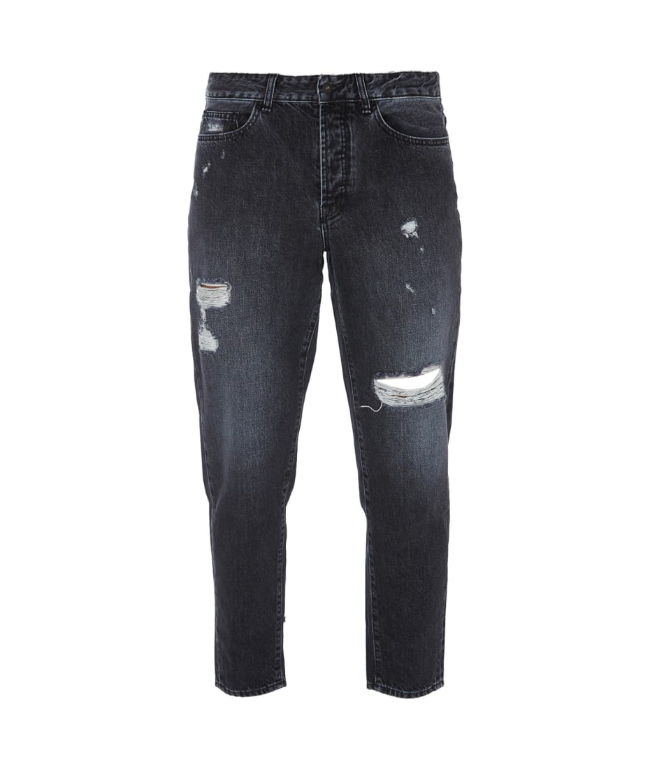 Hidden Jeans Womens Destroyed Mom Denim Shorts
