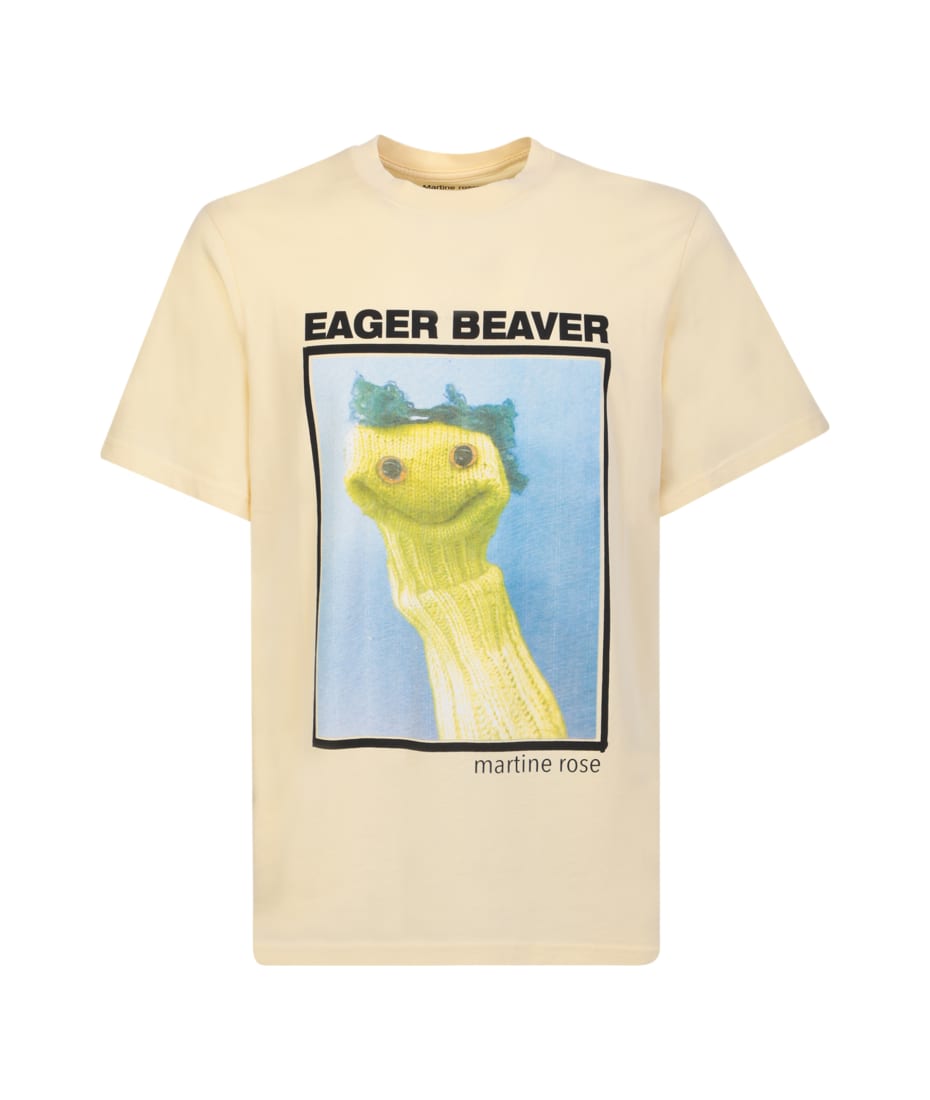 Eager Beaver Cream T-shirt