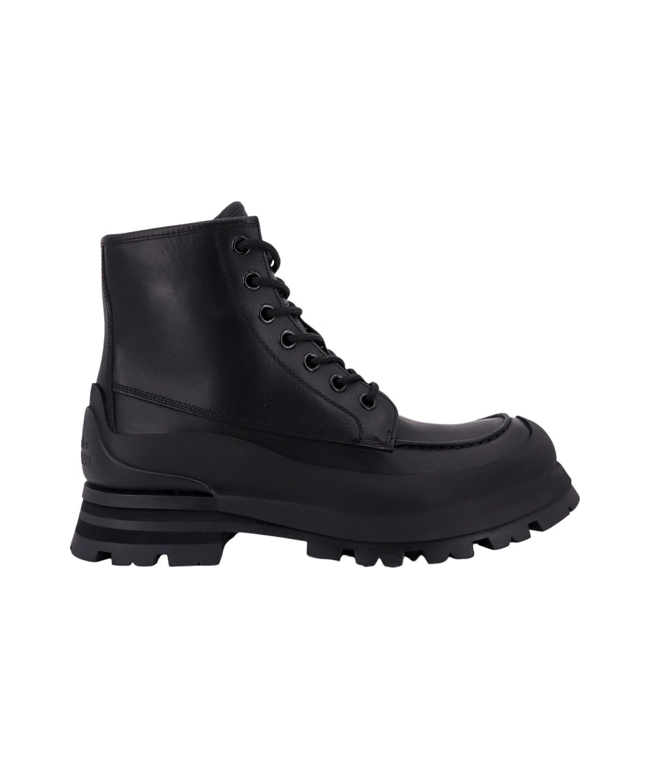 Alexander McQueen Wander Ankle Boots With Laces italist, ALWAYS