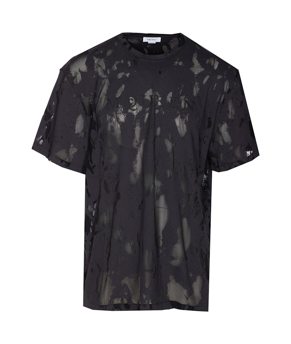 Tシャツ・カットソー MCQUEEN DEVORE' LOGO T-SHIRT Alexander McQueen Devore' Logo T-shirt | italist