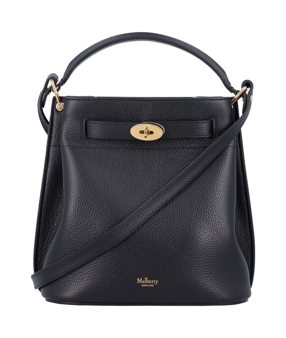【MULBERRY】ISLINGTON BUCKET BAG Mulberry Islington Bucket Bag in Black