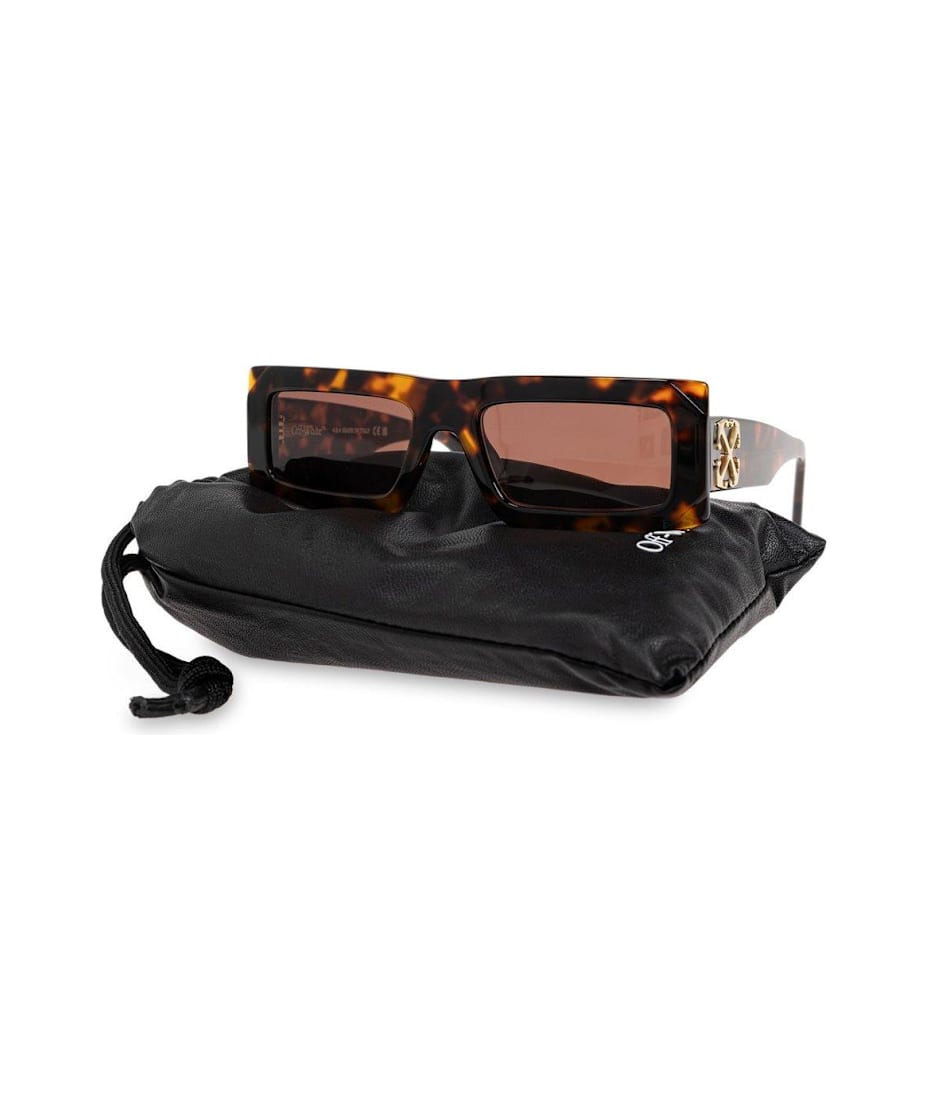 Off-White Laurel Rectangular Frame Sunglasses | italist