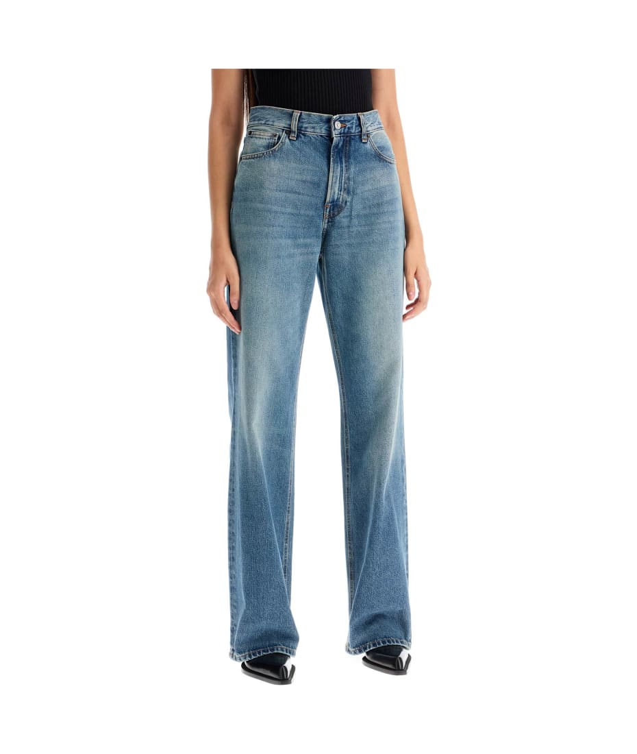 Haikure Korean Straight Leg Jeans | italist