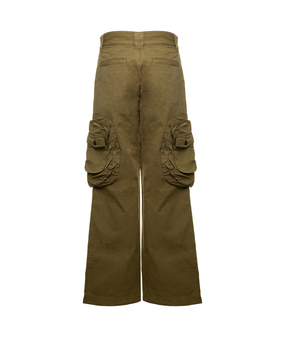 HERON PRESTON Pockets Cargo Pants Military Green No Co | italist