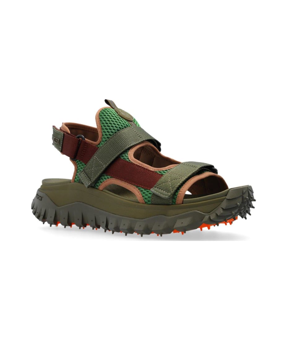Moncler Trailgrip Round-toe Sandals - Green