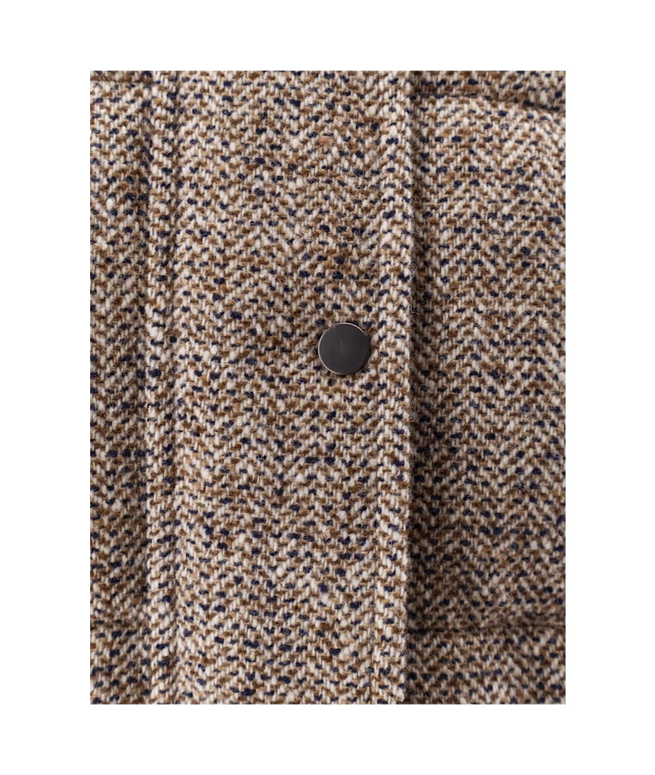 ジャケット BRUNELLO CUCINELLI Reversible wool and silk down jacket Reversible wool and silk down jacket BRUNELLO CUCINELLI