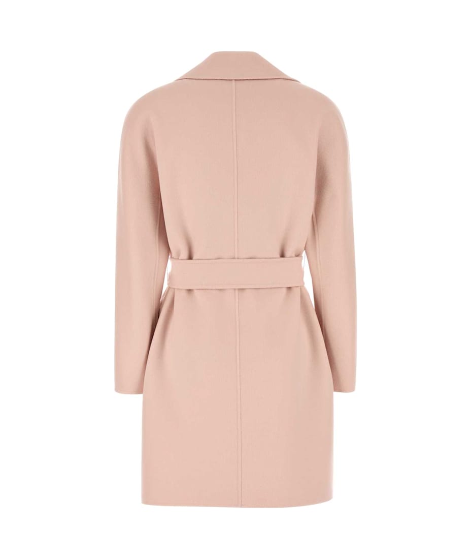 コート Mm Studio Pink Wool Blend Ajaccio Coat Max Mara Studio Pink Wool Blend Ajaccio Coat | italist